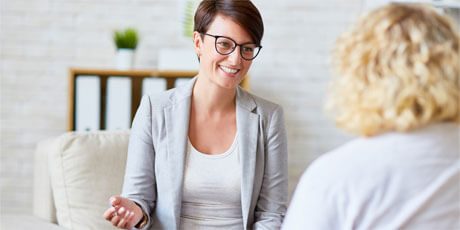 Psychologist Talking to Patient