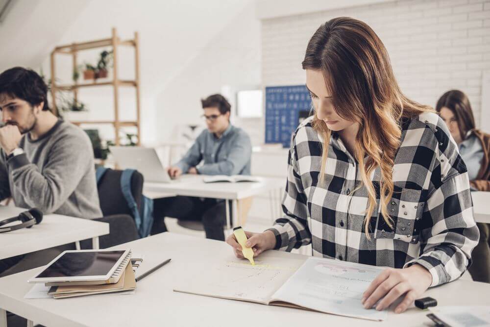 Vermont Students Studying For Her Psychology Masters