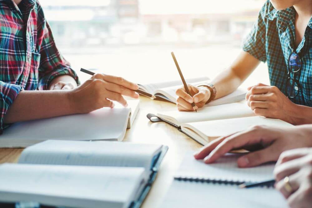 Nebraska Students Studying Together For Their Psychology Masters